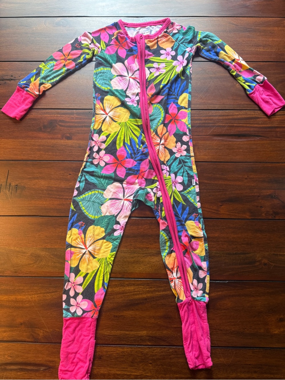 Little Sleepies Jungle Blooms Zippy 2T
